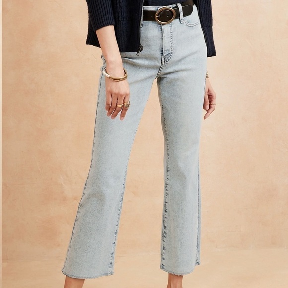 Banana Republic Cropped Bootcut Jean Light Wash - 25 - Picture 1 of 7
